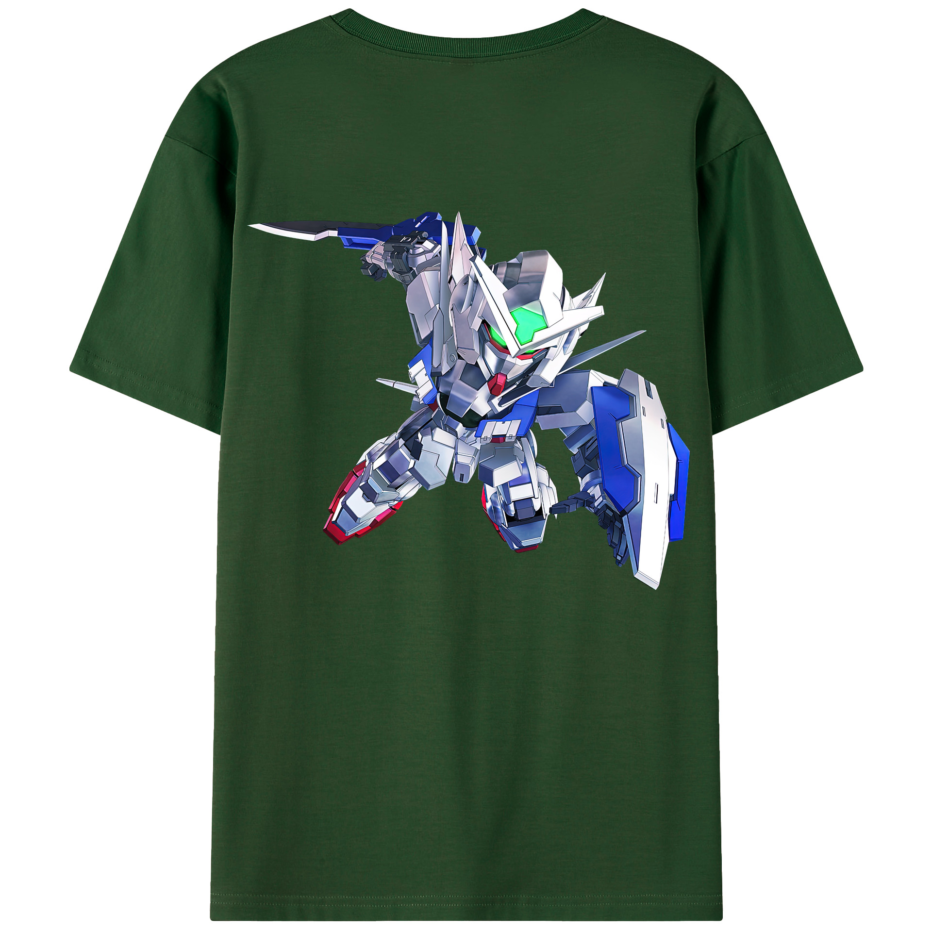 （画像用） 機動戦士ガンダム Mobile Suit Gundam 綿100％半袖Tシャツ（背面プリント）